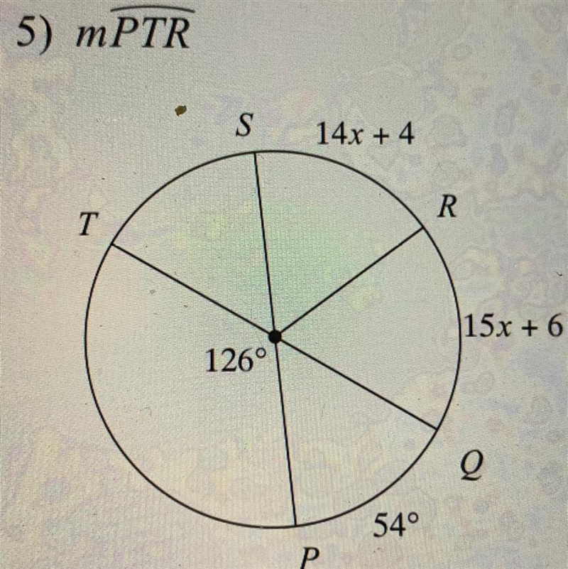 HELP PLZ and thank you find the measure of the arc or central angle indicated. assume-example-1