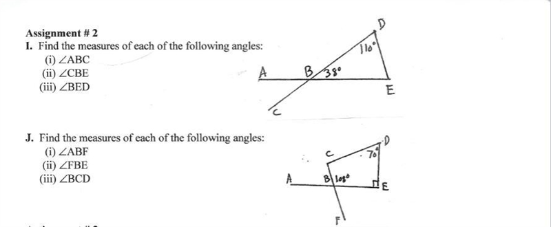 can you please help my sister find the measurements of the angles below? She also-example-1