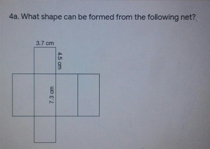 What shape can be formed from the fowllowing net?​-example-1