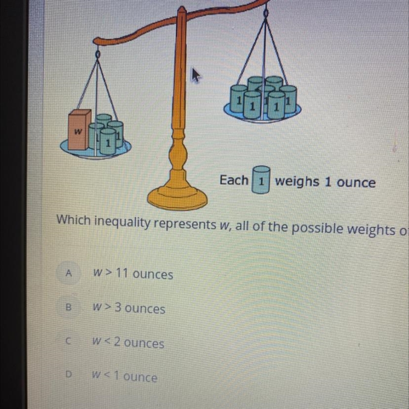 PLEASE ANSWER FAST !! Lara wants the left side of this balance to be heavier than-example-1