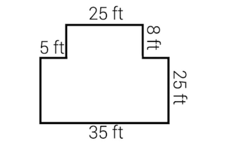 A retail shop is replacing their flooring with laminate wood. The floor plan is shown-example-1