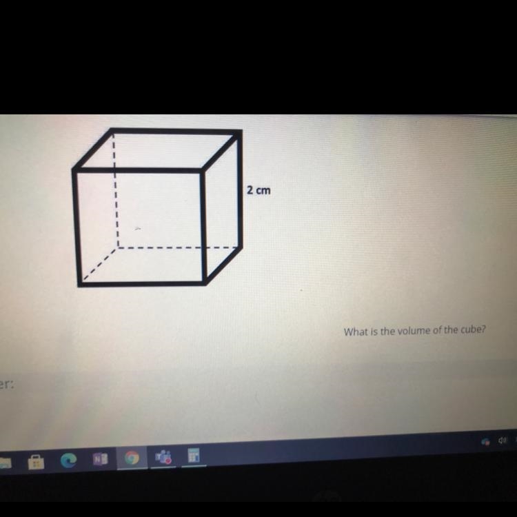 What is the volume of the cube-example-1