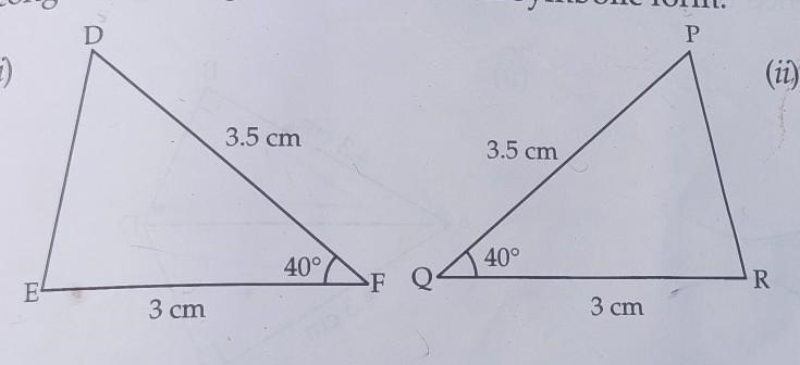 in figure measurements of some parts of the Triangles are indicated. by applying SAS-example-1