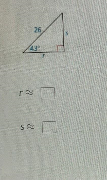 Find the value of each variable using sine and cosine round your answers to the nearest-example-1