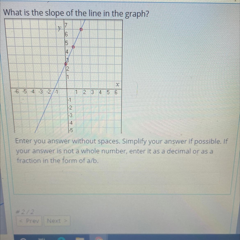 What is the slope of the line in the graph?-example-1