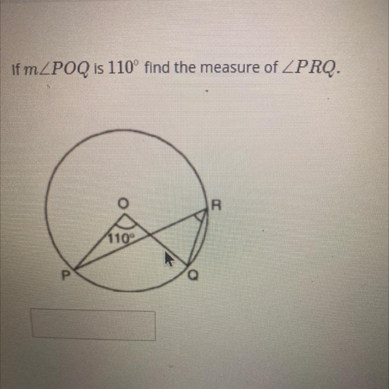 ￼￼GEOMETRY find the angle of PRQ NO LINKS!!-example-1