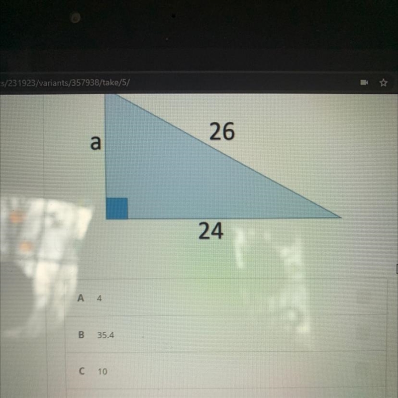 Find the missing side length-example-1