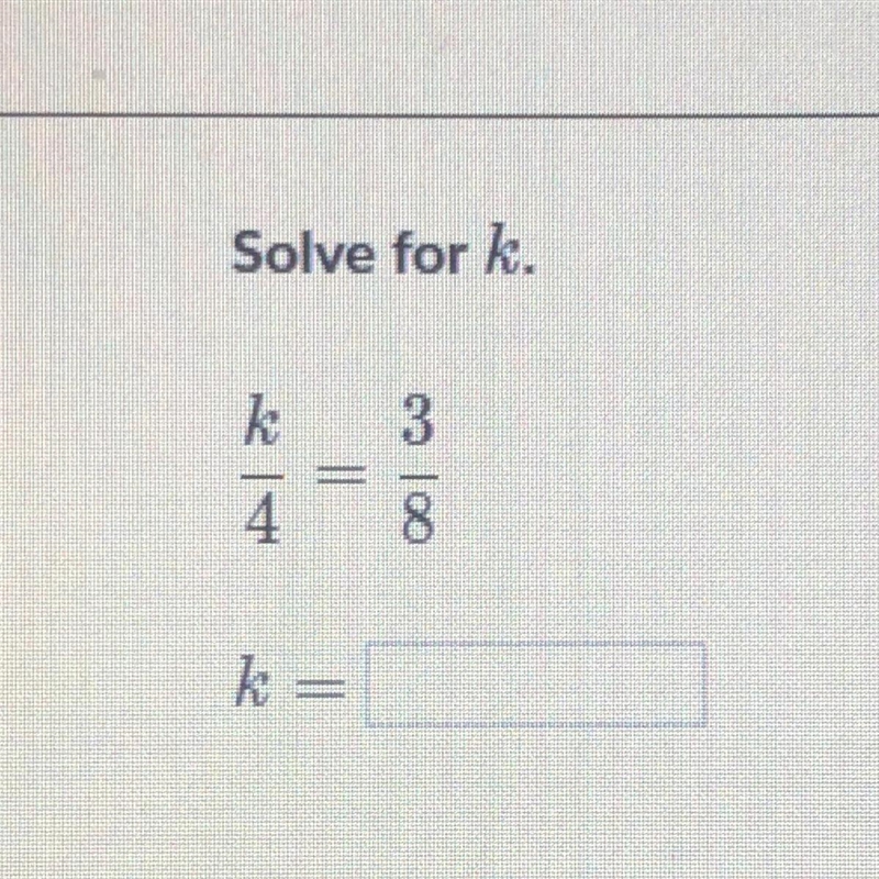 Quickly Solve for k pls-example-1