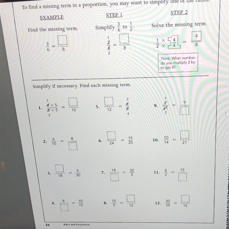 Help me find the missing number #1-12 please thank you-example-1