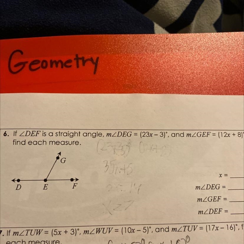 6. If find each measure.-example-1