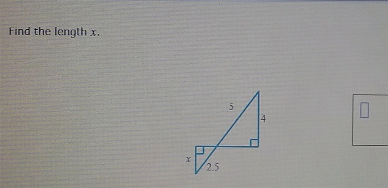 13. Find the length of X (in the picture)​-example-1