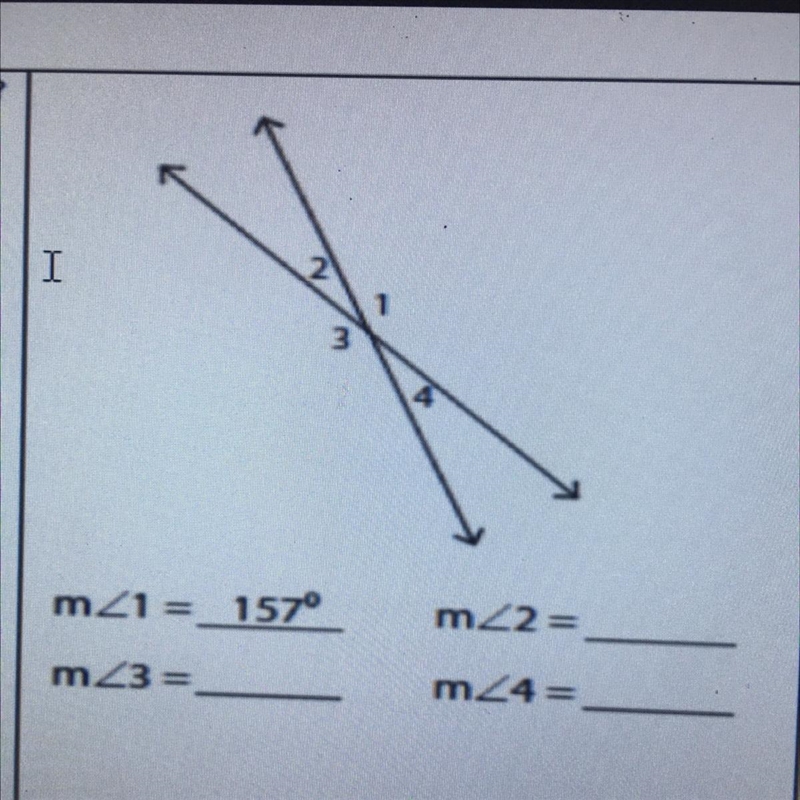 Use the diagram below to find all missing angles-example-1