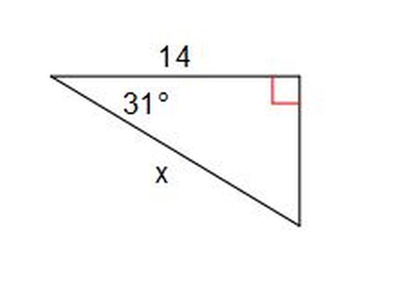 HELP Which Trig ratio should be used to find the missing side? A.Sin B.Cos C.Tan-example-1