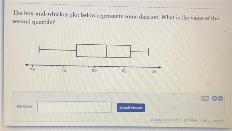 What is the value of the second quartile-example-1