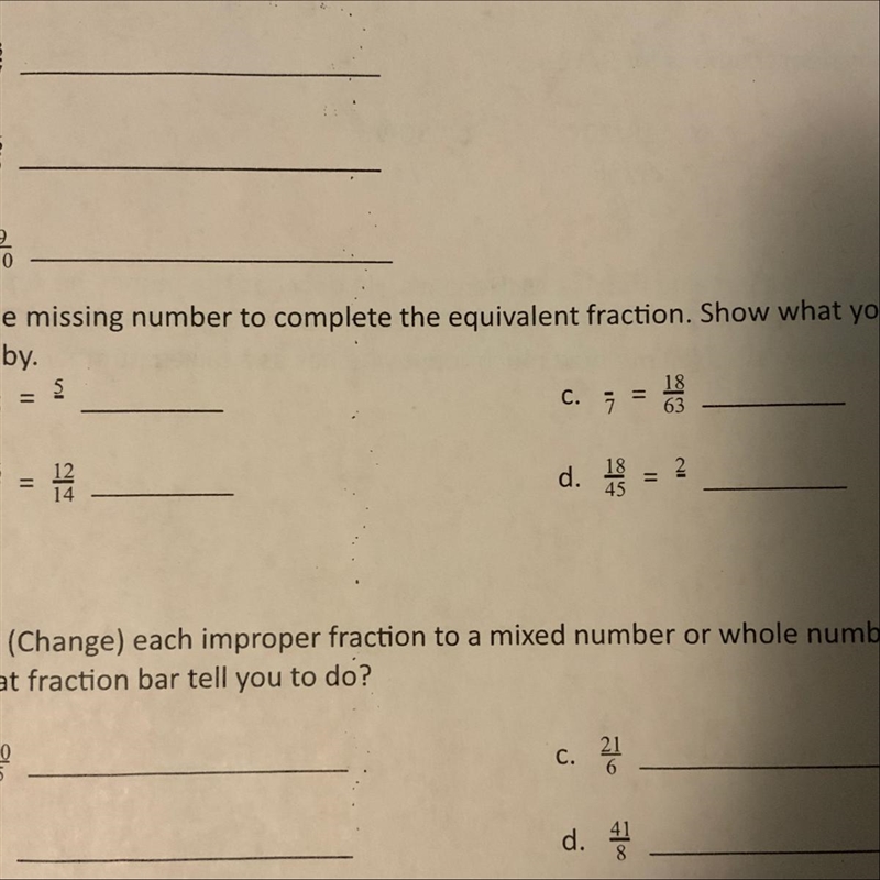 Fill in the missing number to complete the equivalent fraction show what you multiply-example-1