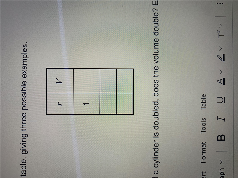 There are many cylinders with a height of 18 meters. Let represent the radius in meters-example-1