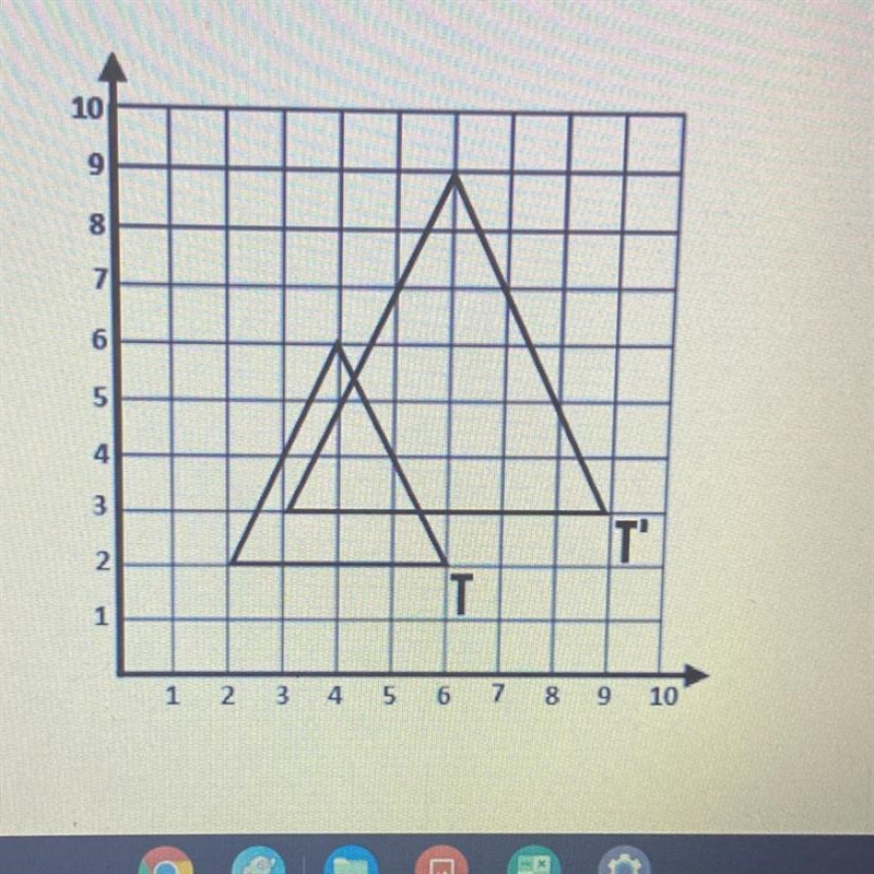 17. Find the scale factor that was used in the dilation shown.-example-1