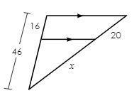 Solve for xx. Round to the nearest tenth if necessary.-example-1