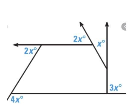 Find the value of x in the diagram below( HELP PLEASE)-example-1