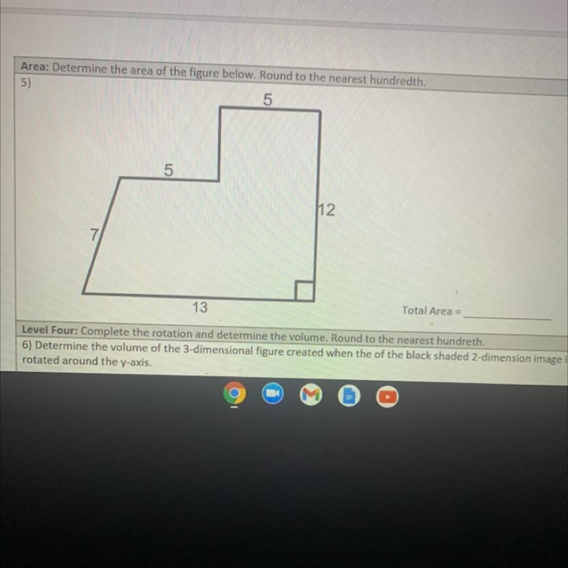 40 points! Determine the area of the figure below round to the nearest hundredth-example-1