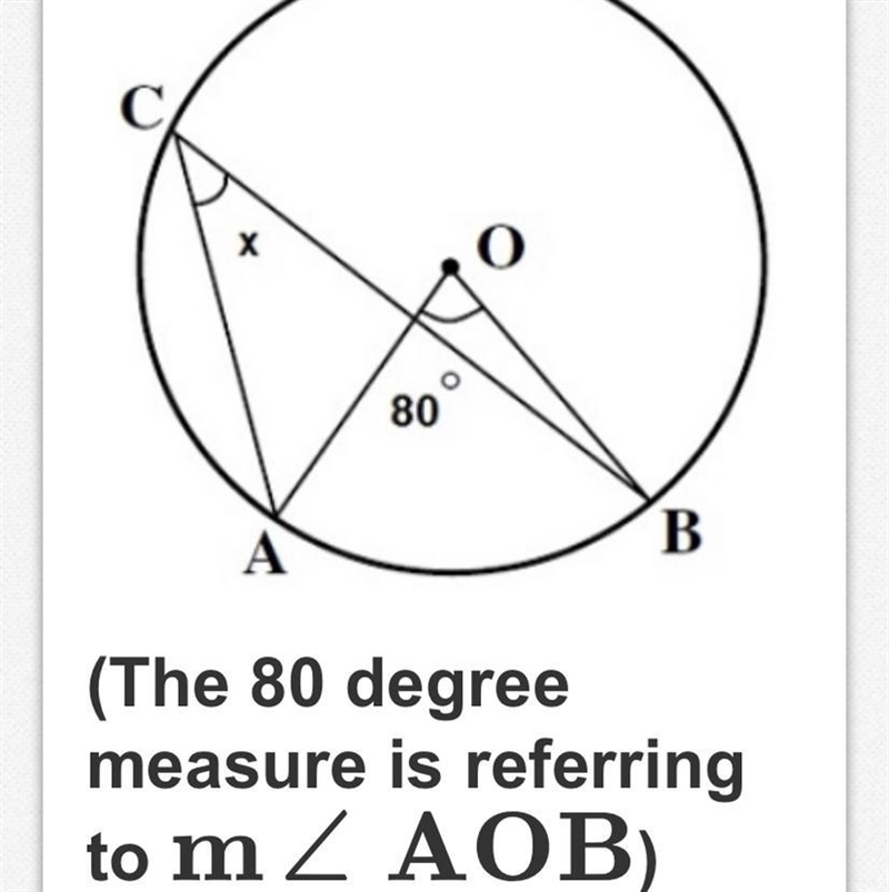 What is the measure of the angle x?-example-1