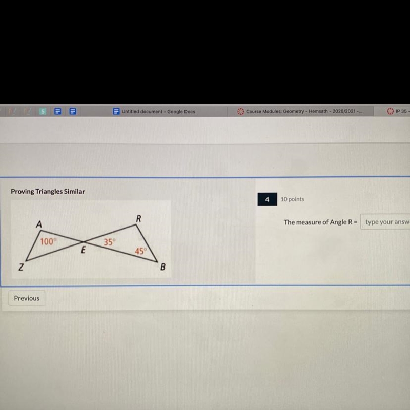 What’s the measure of Angle R? help!!-example-1