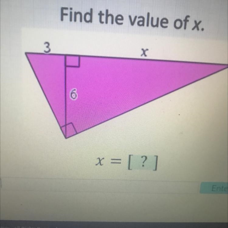 Find the value of x. 3 x = [?]-example-1