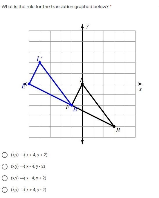 What is the rule for the translation graphed below?-example-1