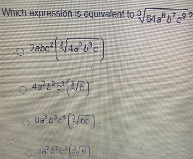 What expression is equivalent to-example-1