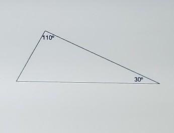 Find the measurement of the missing angle​-example-1