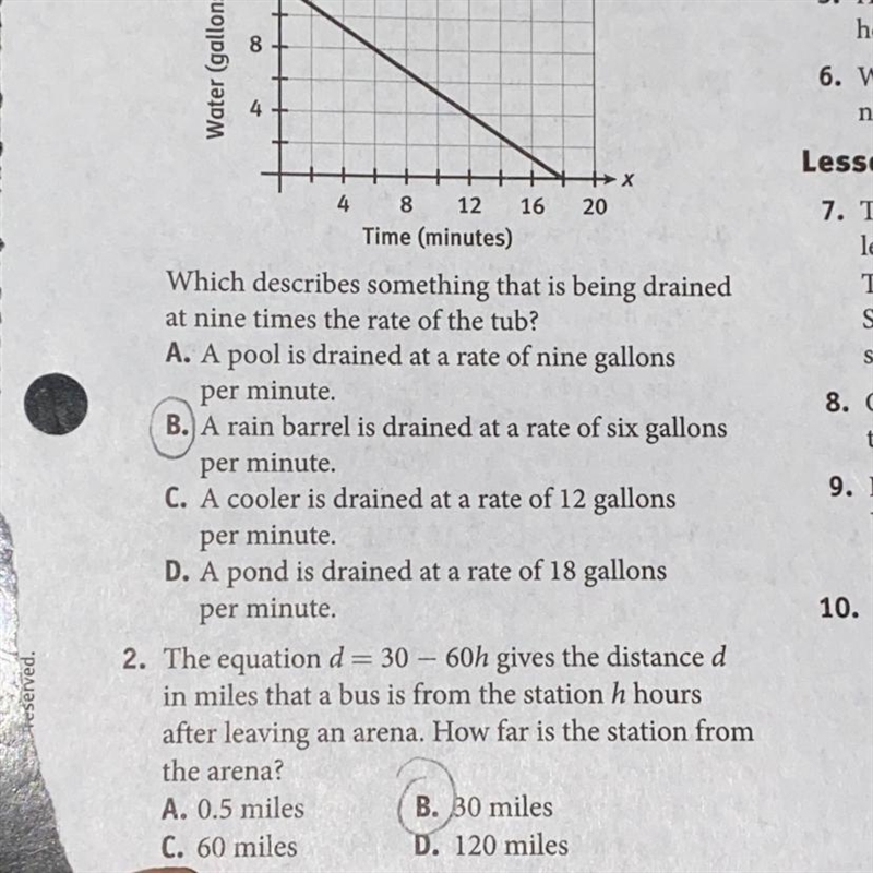 Can someone tel me if the answers are correct ? Please-example-1