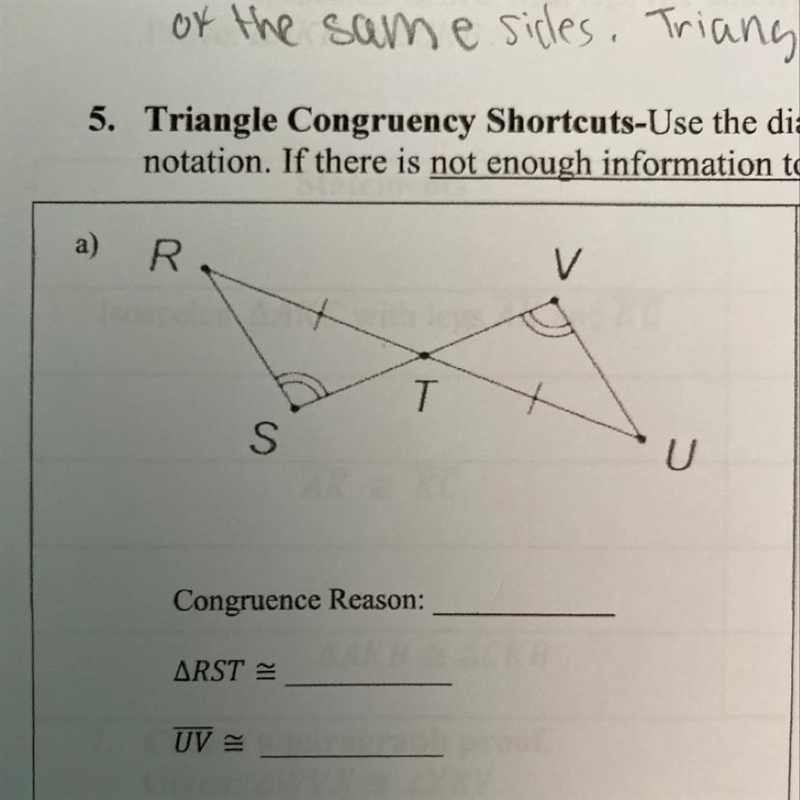 Please help this is due today! Use the diagram to complete the statements using correct-example-1