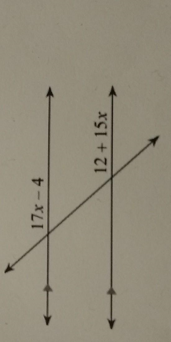 Solve for x. show your work.​-example-1