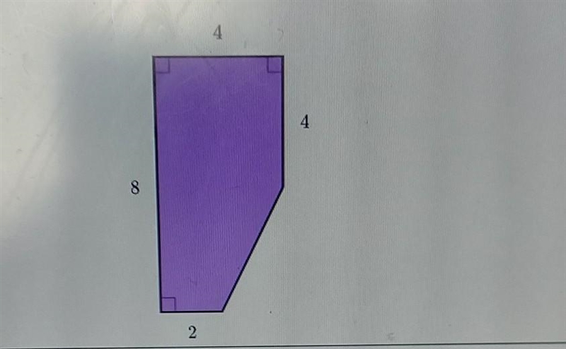 Find the area of the shape shown below.​-example-1