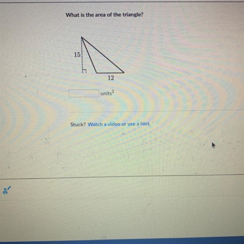 What is the area of the triangle-example-1