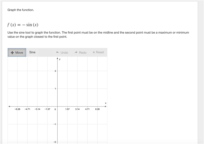 Graph the function. f(x)=−sin(x)-example-1