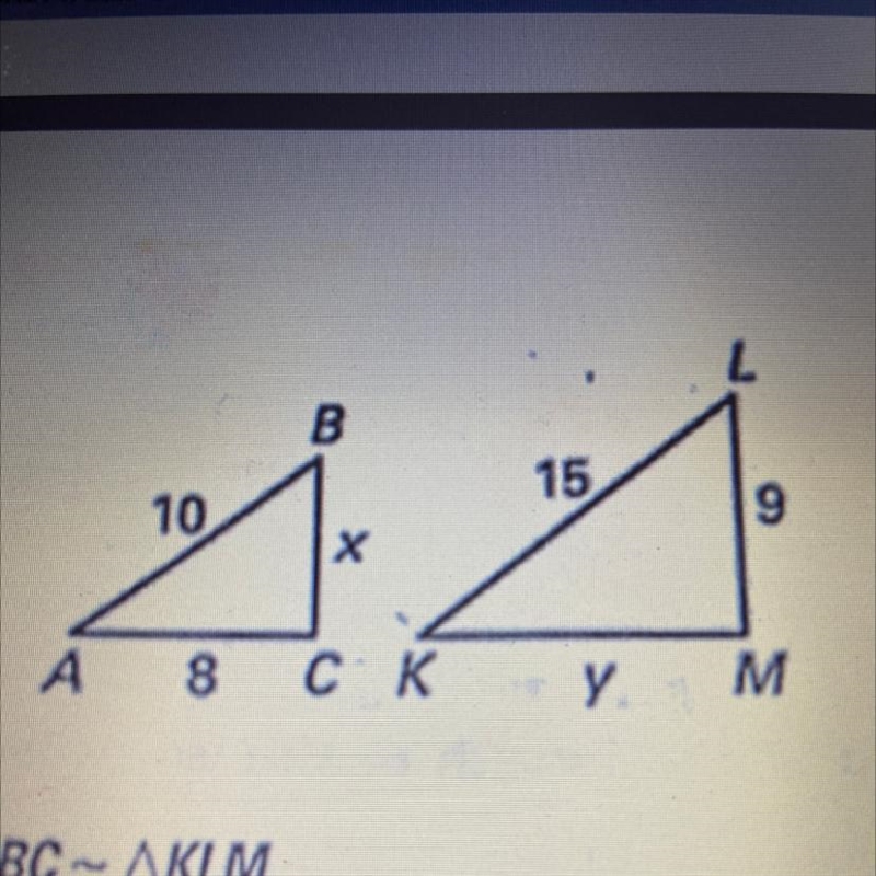 Find the value of X and Y-example-1