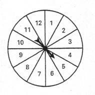 Referring to the figure, the spinner is divided into equal parts. What is the probability-example-1