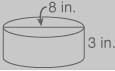 What is the volume of the following cylinder? 150.72 in. 3 301.44 in. 3 75.36 in. 3 602.88 in-example-1