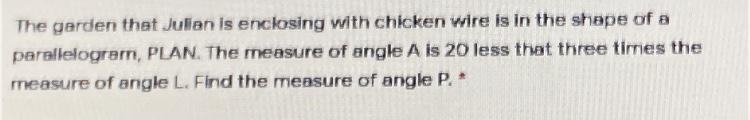 Find the measure of angle P-example-1