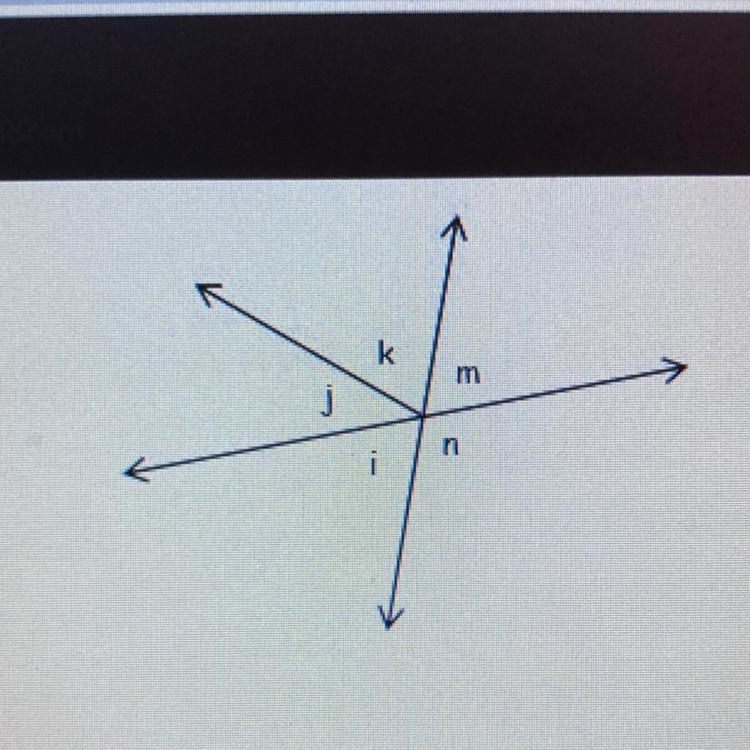 Are there any supplementary, vertical, or complimentary angles? If so wich ones-example-1