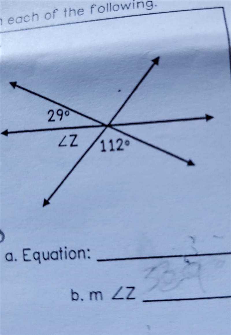 can someone set this up and solve to find the missing angle measurements i swear they-example-1