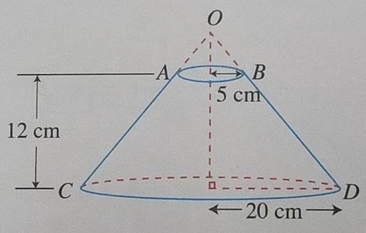 Find the volume of this cone​-example-1