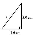 Find x in each triangle.-example-1