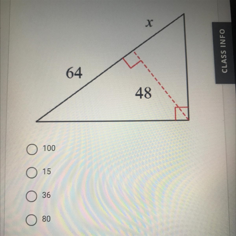 Set up a proportion and use it to solve for x. X 64 48-example-1