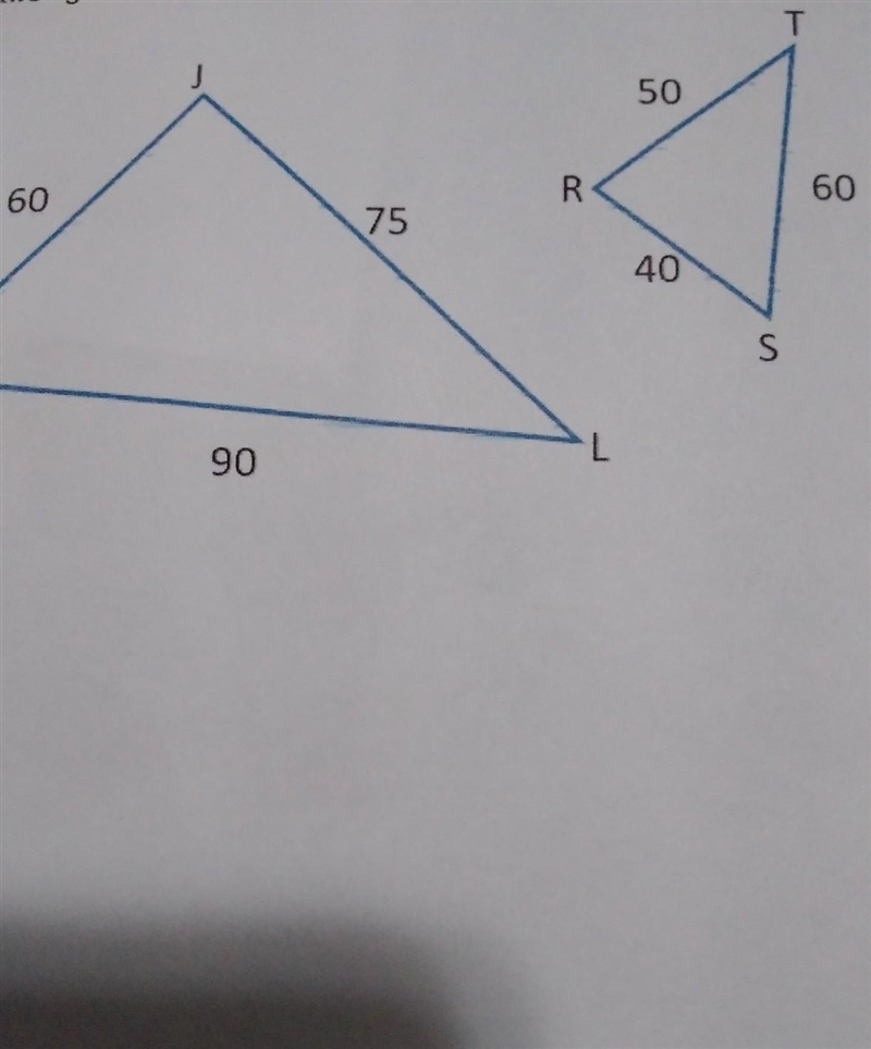 The two figures are similar. Write the similarity statement. Justify your answer,​-example-1