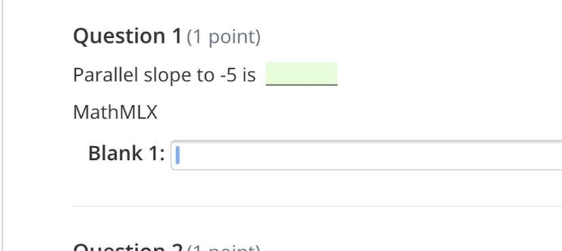 Parallel slope to -5-example-1