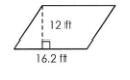 Dave is adding a new patio to the back of his house. The dimensions of the patio are-example-1