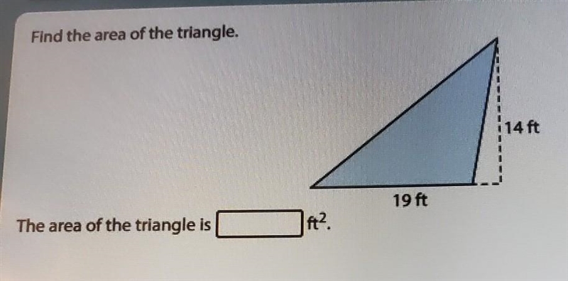 Find the area of the triangle ​-example-1