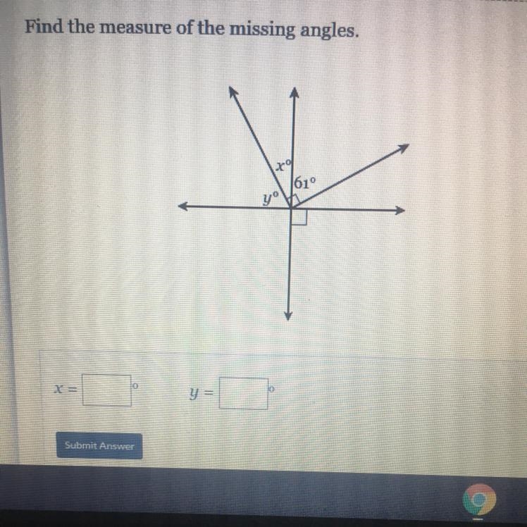 Find the measure of the missing angles-example-1